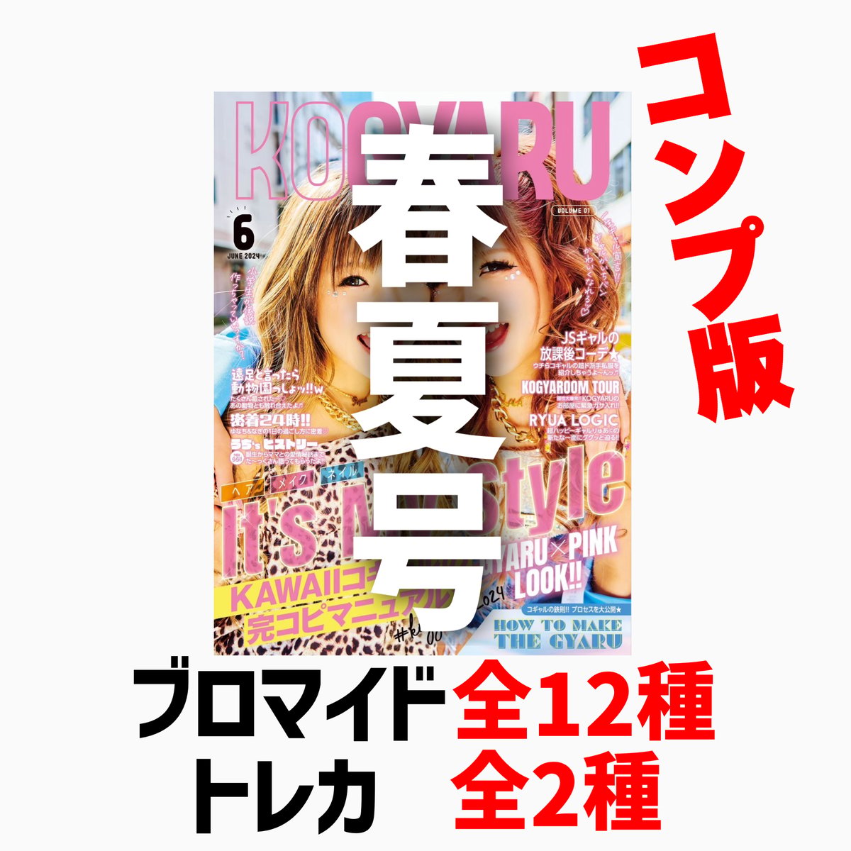 コンプ版]KOGYARU春夏号＋ブロマイド全12種・トレカ2種 | KOGYARU STORE