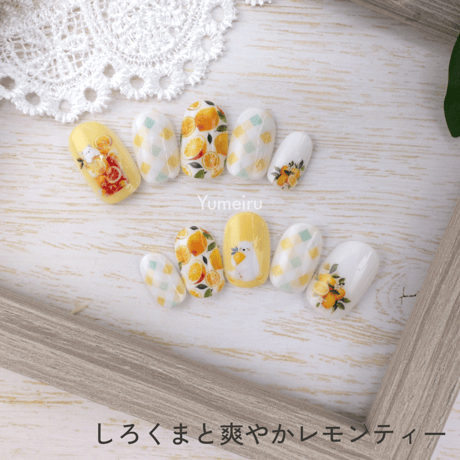 しろくまと爽やかレモンティー