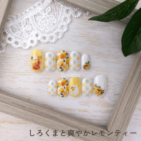 しろくまと爽やかレモンティー