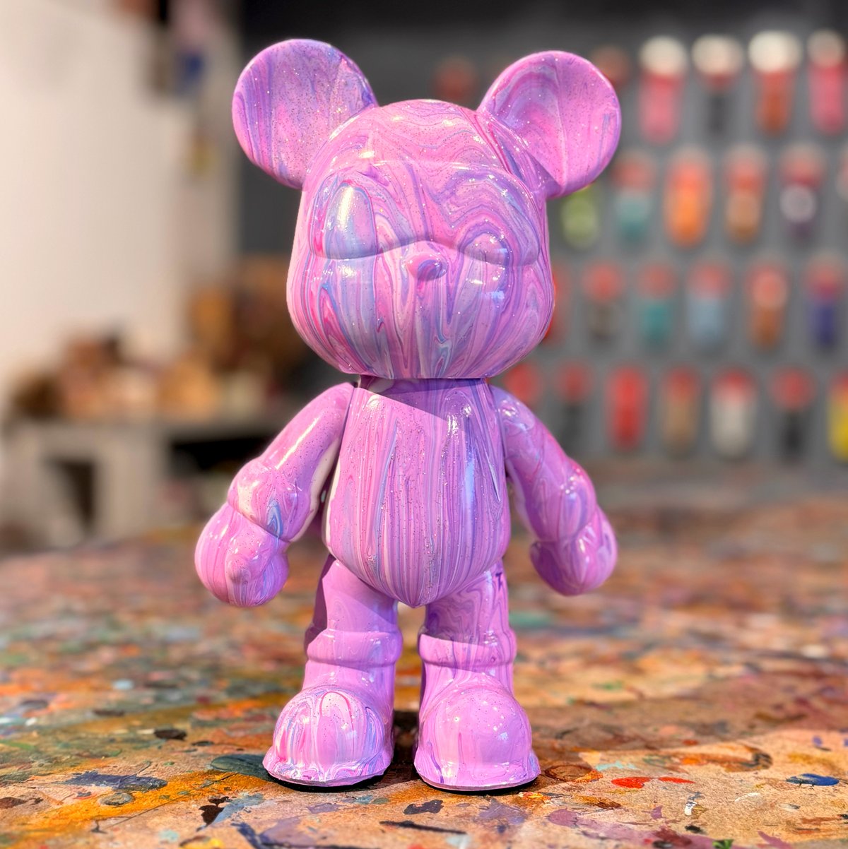 くまさん(￣(工)￣) ご自宅で“ベアアート” 体験キット（クマ・サングラス23cm ver） | FUK