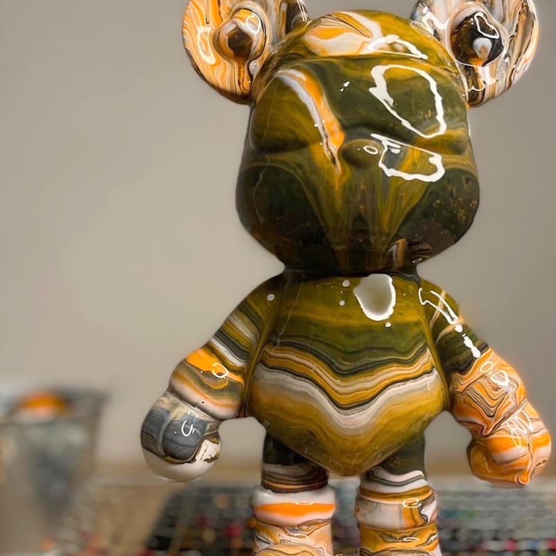 ご自宅で“ベアアート” 体験キット（クマ・サングラス23cm ver