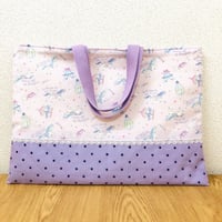 お弁当袋（夢かわパープルとユニコーン柄） | 株式会社nui オンライン