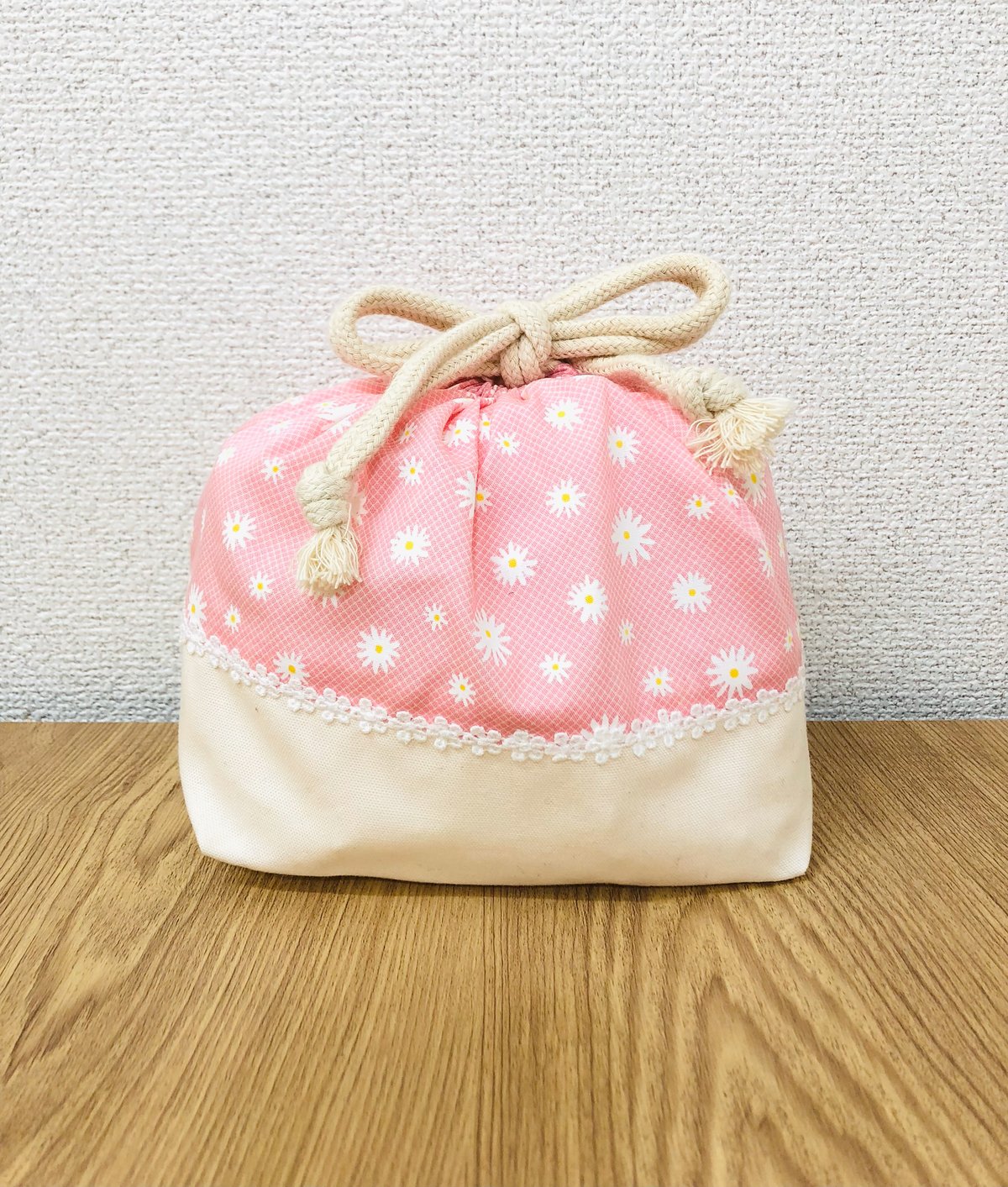 なつ③ 花柄ピンク＆パープル 上靴袋 お弁当袋 コップ袋 ランチョンマット なつ③ コップ袋 上靴袋 花柄ピンク＆パープル お弁当袋 ランチョンマット