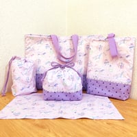 お弁当袋（夢かわパープルとユニコーン柄） | 株式会社nui オンライン