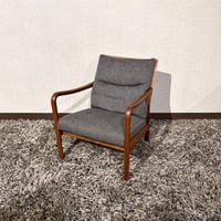 ブループリント ローバックラウンジチェア Marlow33(チャコール) WN【マスターウォールアウトレット家具】