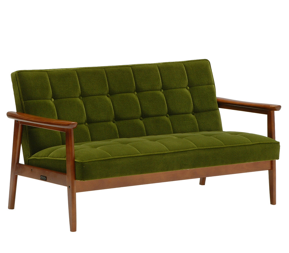 Kチェア2シーター モケットグリーン | M's APARTMENT