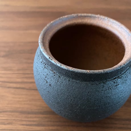 塩壺　黒　小 | 信楽焼
