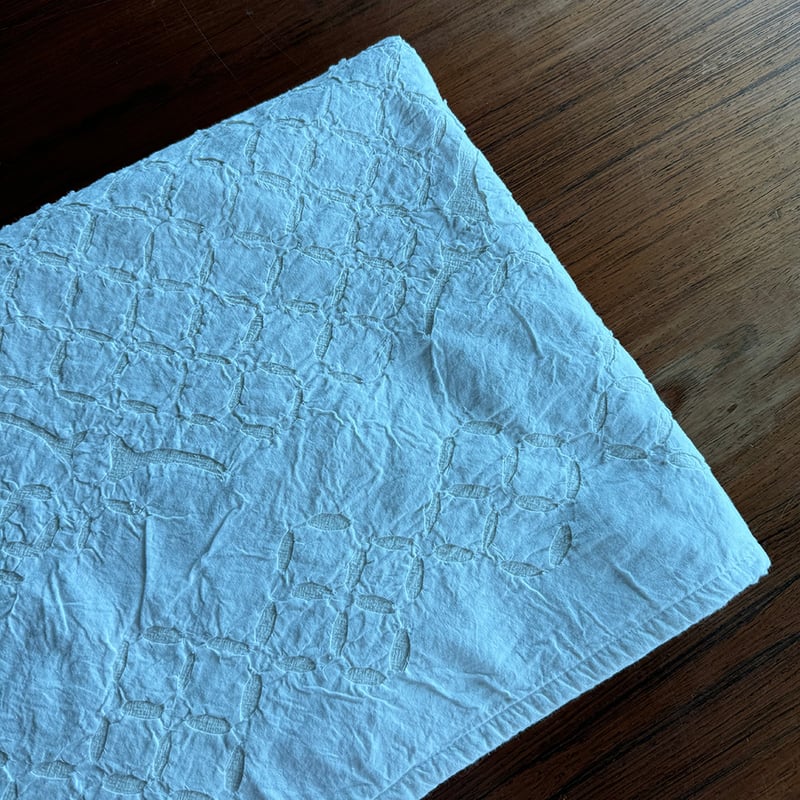 カットワークキルト 厚地 一点もの | インドの布 手仕事 | MONOGOCOTI