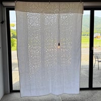 カットワークキルト 大判  | インドの布 手仕事