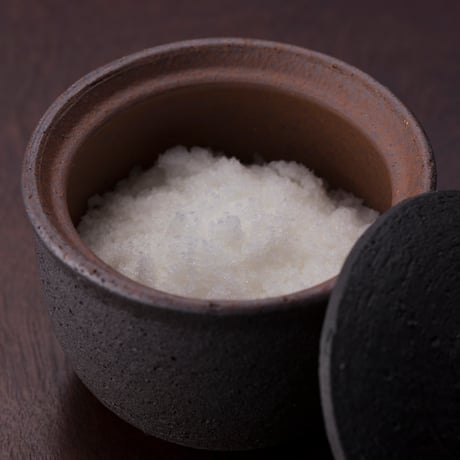塩壺　黒　小 | 信楽焼