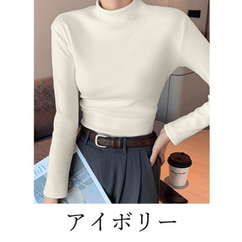 カットソー あったかインナー 裏起毛 | AGUICHANT