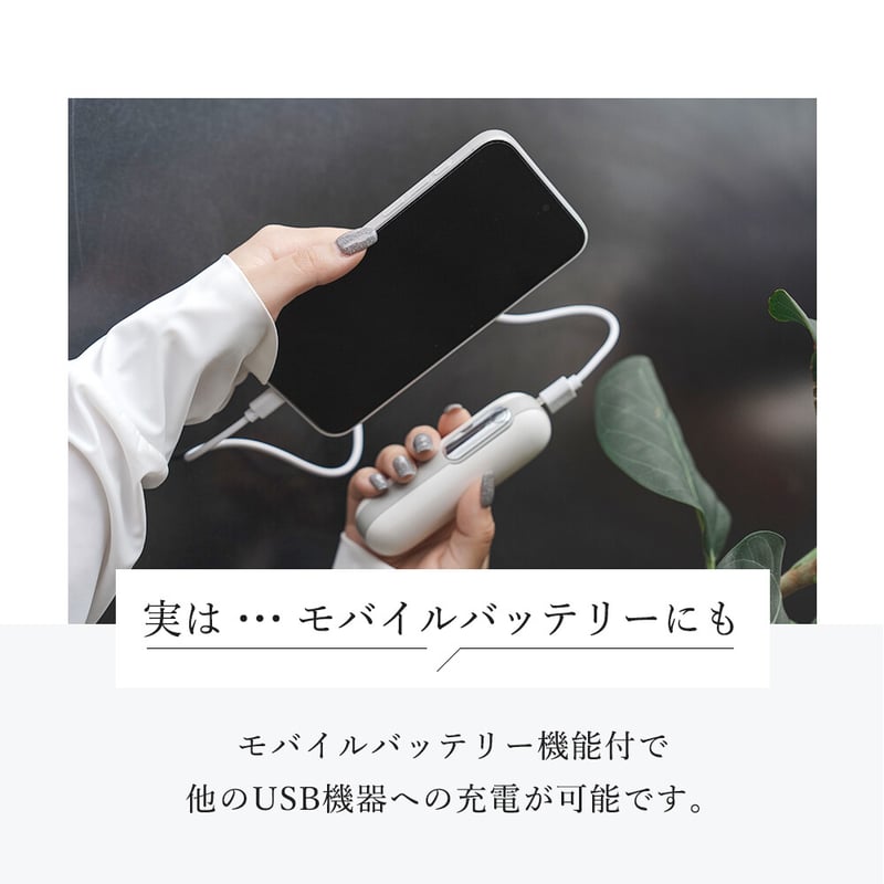 充電式カイロ モバイルバッテリー 速暖 あったかグッズ | AGUICHANT