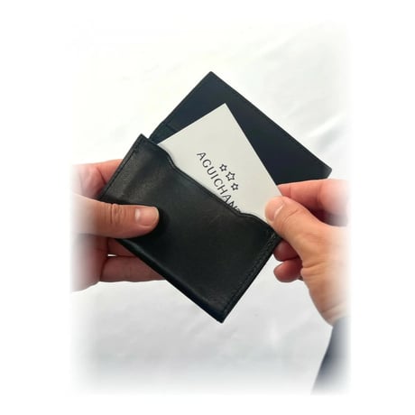 栃木レザー製 名刺入れ | スリム＆シンプルデザイン 本革カードケース