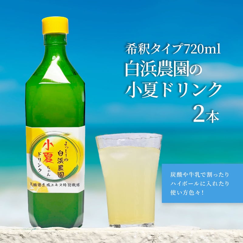 小夏ドリンク お得な濃縮4倍タイプ | よっしーの白浜農園
