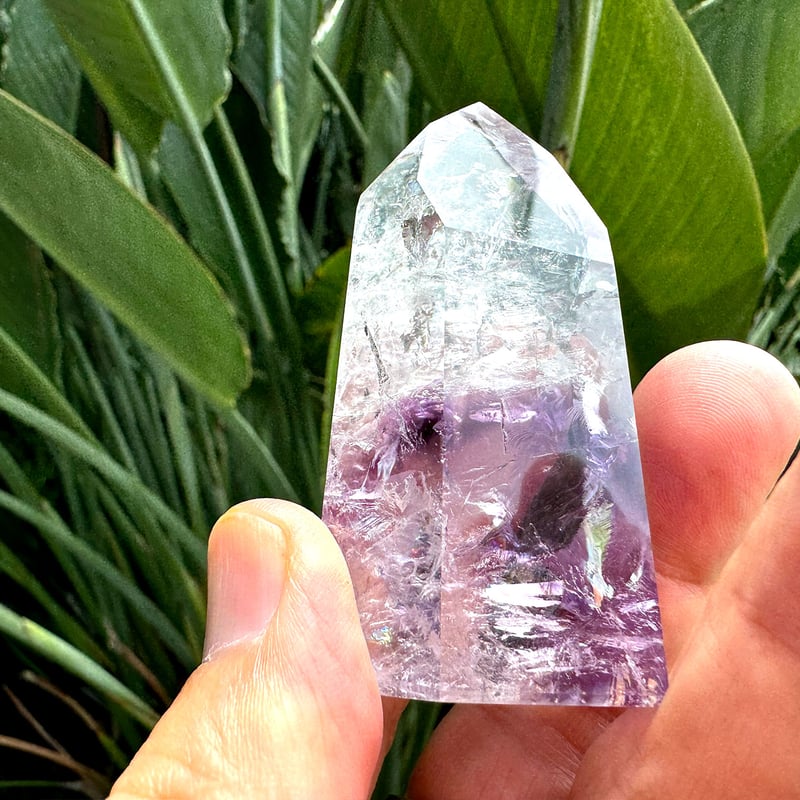 希少　パワーストーン　クリスタル　アメジスト NEW!! 一点もの】マウントシャスタ希少クリスタルアメジスト14 | かみ