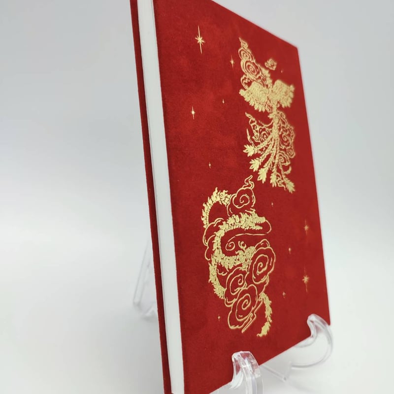 伝統的な御朱印帳 赤 c46752d37091385fd038de87324c1d