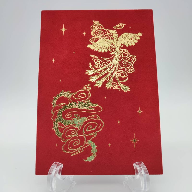 ミキティオリジナル開運御朱印帳【赤】 | かみさまのおみせ