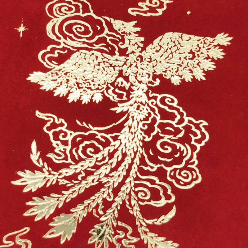 ミキティオリジナル開運御朱印帳【赤】 | かみさまのおみせ