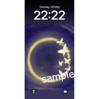 【蝶と月】潜在意識の開放と覚醒を促します🌙自己需要/自分に戻る
