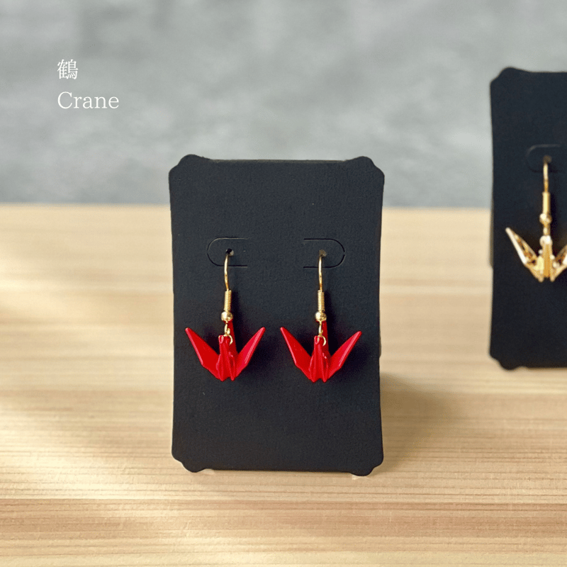 優雅な長寿の象徴 - 鶴のピアス＆イヤリング Crane earrings