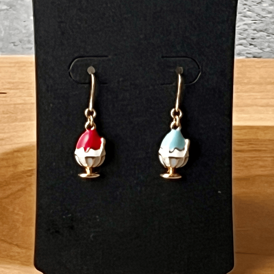 かき氷ピアス（イヤリング）shaved ice earrings | 築地1935