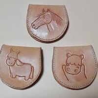 ハンドメイド　馬コインケース