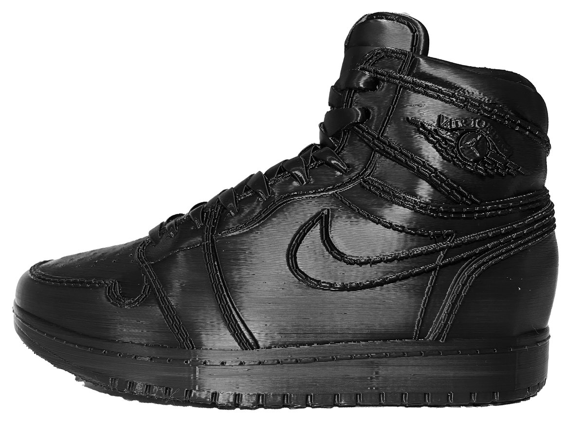AJ1 SHINY BLACK L | HAFA SOLE AJ1 SHINY BLACK L | HAFA SOLE