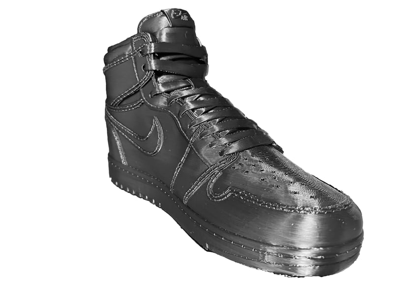 AJ1 SHINY BLACK L | HAFA SOLE