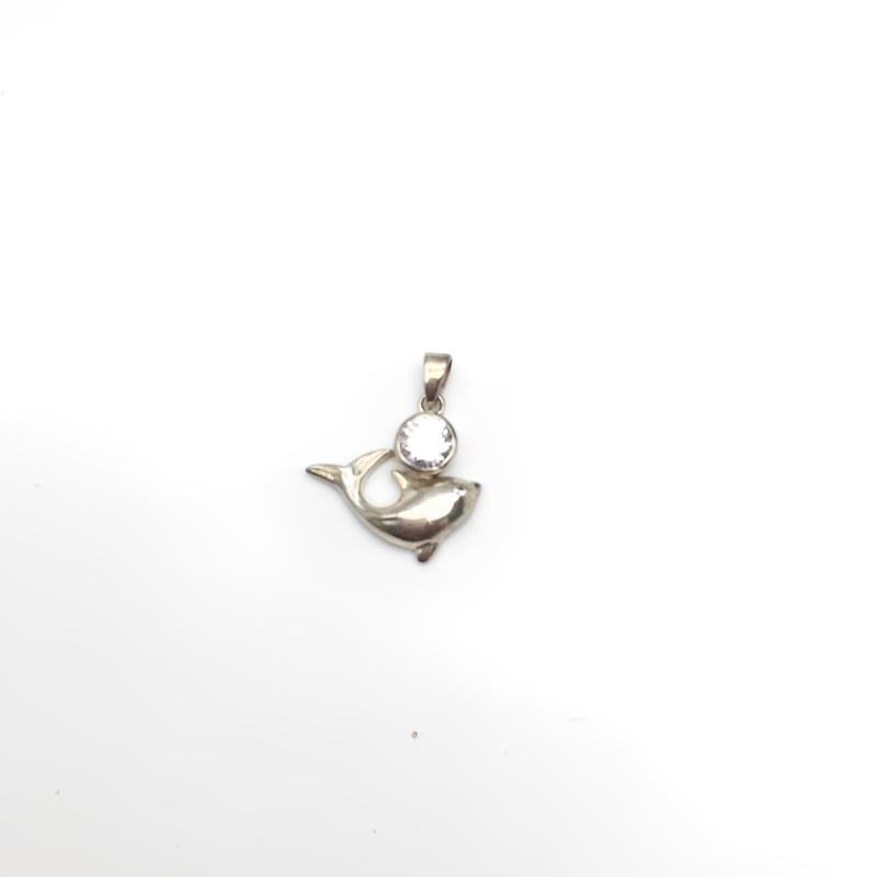 シルバー アクセサリー ペンダントトップ イルカ 500101000208-9 | happine