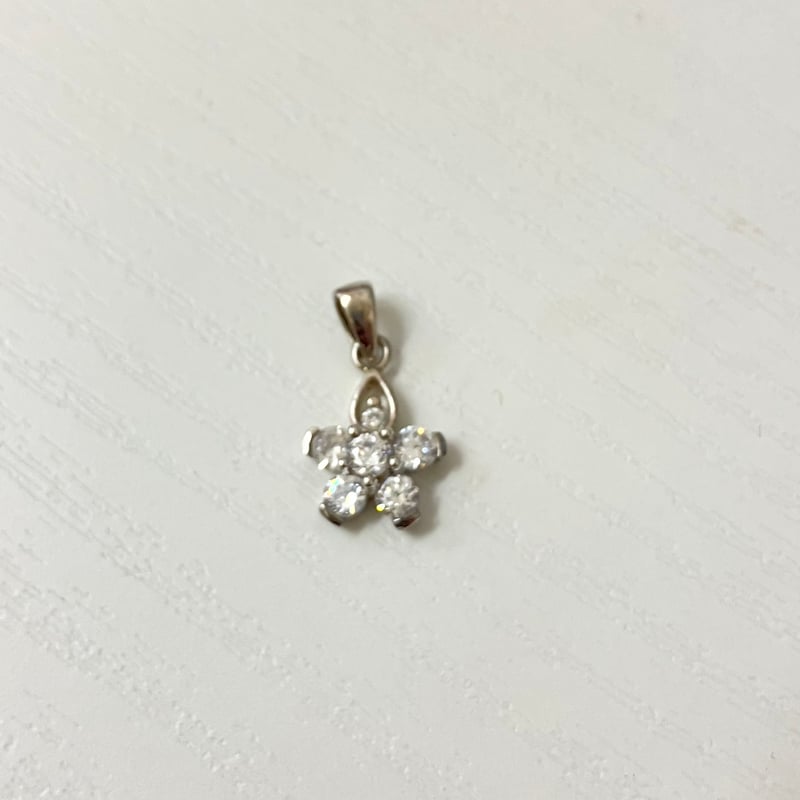 ペンダントトップ シルバー925 花 500101000254-45 | happine