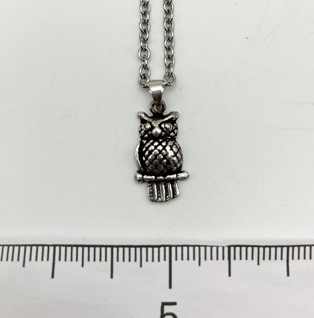 ボルダーオパール フクロウ ペンダント SILVER刻印　約5cm fit=scale-down,w=1200