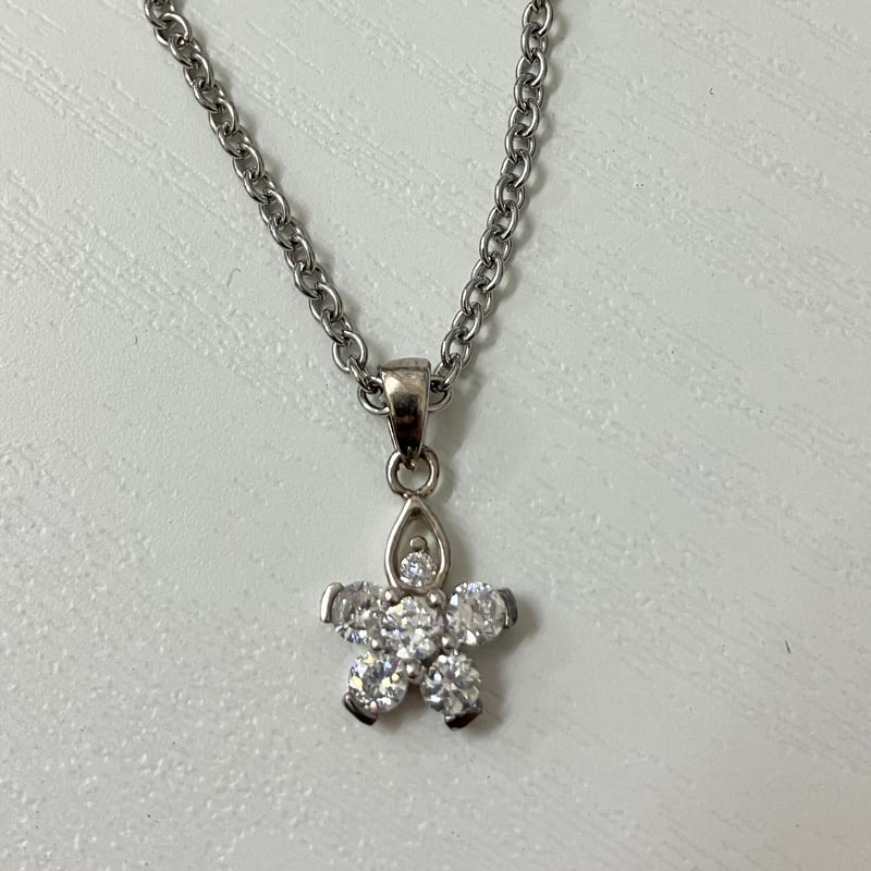 ペンダントトップ シルバー925 花 500101000254-45 | happine