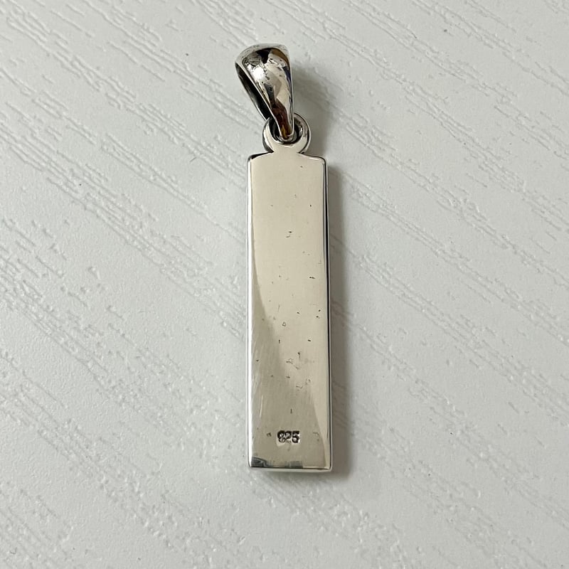 ペンダントトップ シルバー925 花 長方形 560101000074-107 | happine