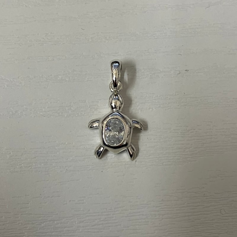 ペンダントトップ シルバー925 カメ 350101000001-20 | happine