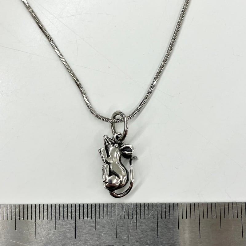 ペンダントトップ シルバー925 ネズミ 350101000001-21 | happine