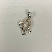 Hide + A&G 長方形 ハート ペンダントトップ シルバー925 Hide + A&G 長方形 ハート ペンダントトップ シルバー925 Hide +