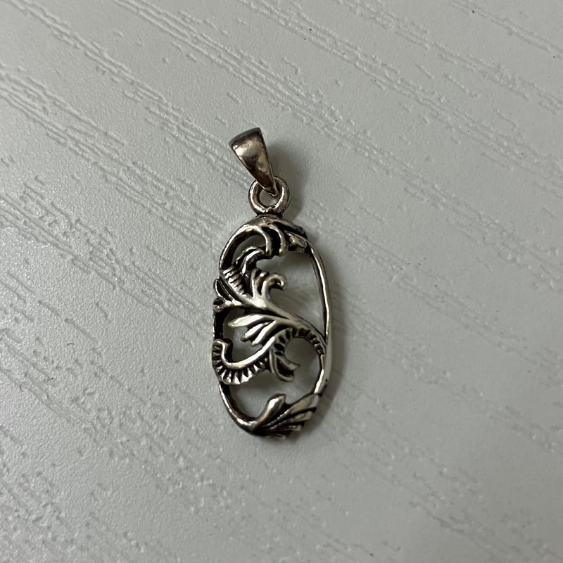 市松 シルバー ペンダントトップ 希少