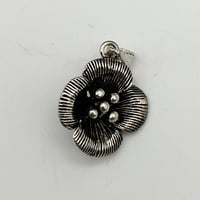 ペンダントトップ ハート 花 シルバー925 560101000074-23 | happine