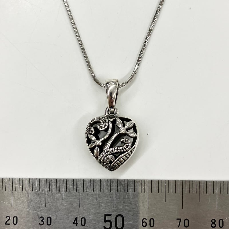 ペンダントトップ ハート 花 シルバー925 560101000074-23 | happine ペンダントトップ ハート 花 シルバー925 560101000074-23 | happine