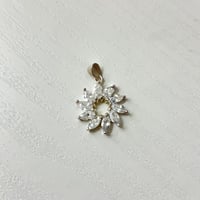 ペンダントトップ シルバー925 花 500101000254-45 | happine