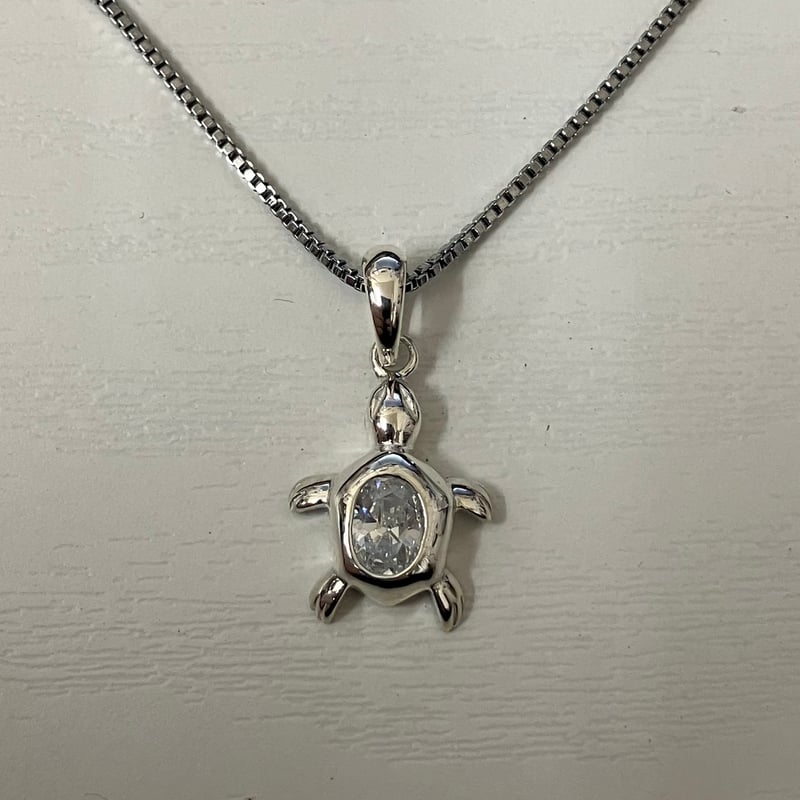 ペンダントトップ シルバー925 カメ 350101000001-20 | happine