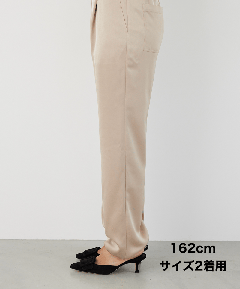 Satin Jogger Pants 【Black/ Size1】 | CLORE+ Satin Jogger Pants 【Black/ Size1】 | CLORE+