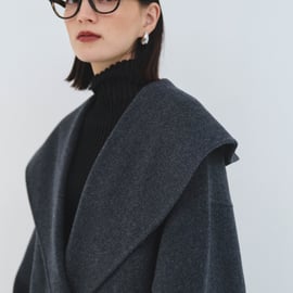コラムVol.13】Cashmere Blend Stole Coat | CLORE+