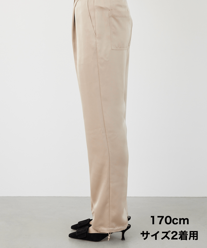 Satin Jogger Pants 【Black/ Size1】 | CLORE+ Satin Jogger Pants 【Black/ Size1】 | CLORE+