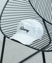 YUKO着用：Fairway Logo Nylon Cap【White】