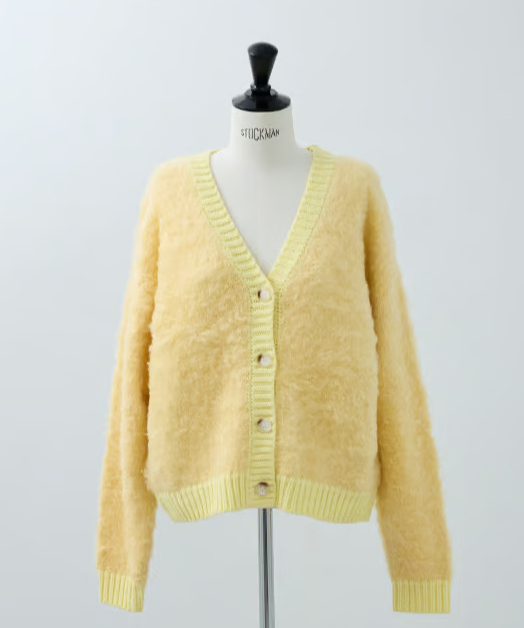 Moke Cardigan（Yellow） | CLORE+