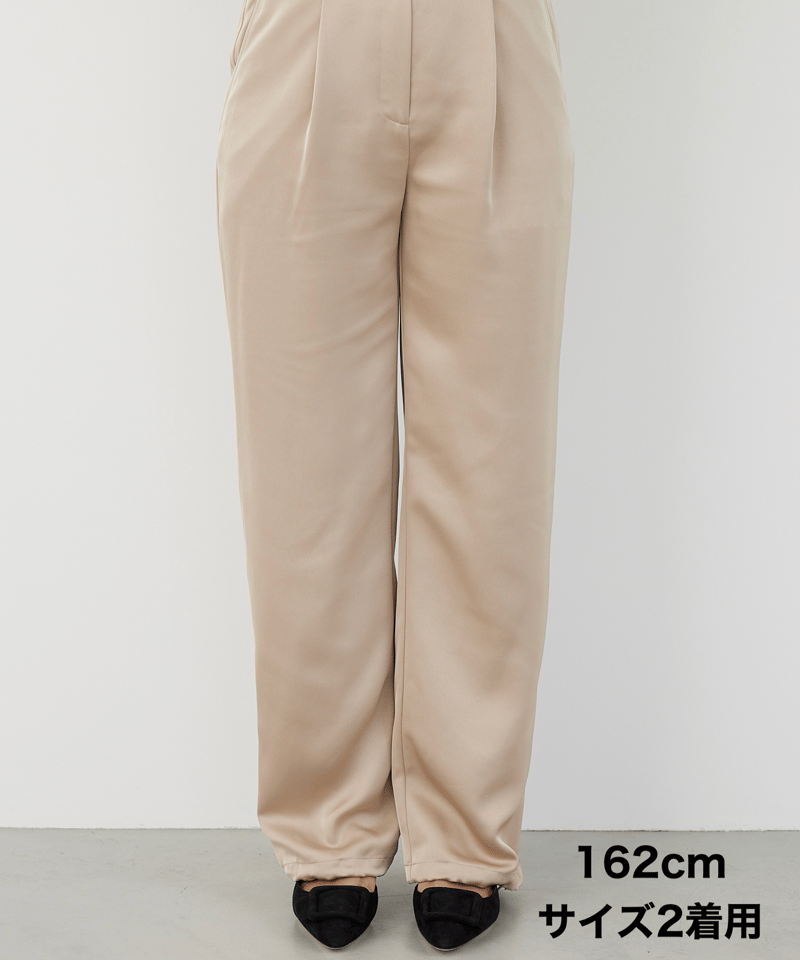 Satin Jogger Pants 【Black/ Size1】 | CLORE+ 