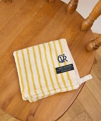 Logo Hand Towel【Stripe yellow】