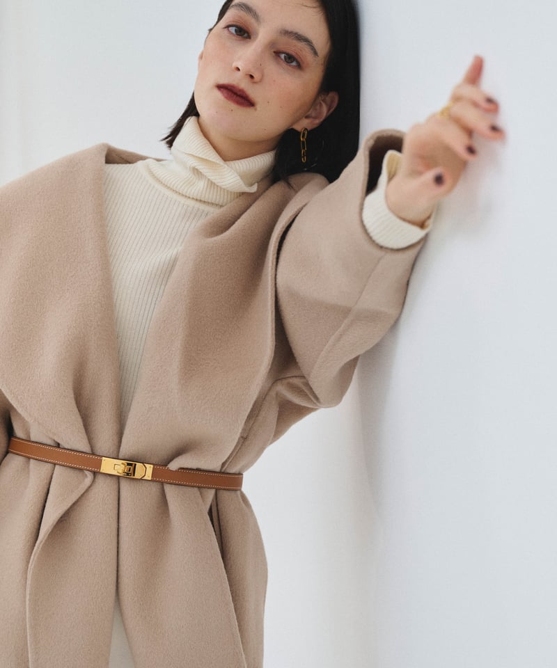 Big collar coat（Beige） | CLORE+