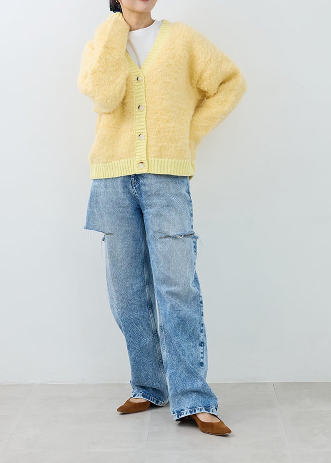 Moke Cardigan（Yellow） | CLORE+
